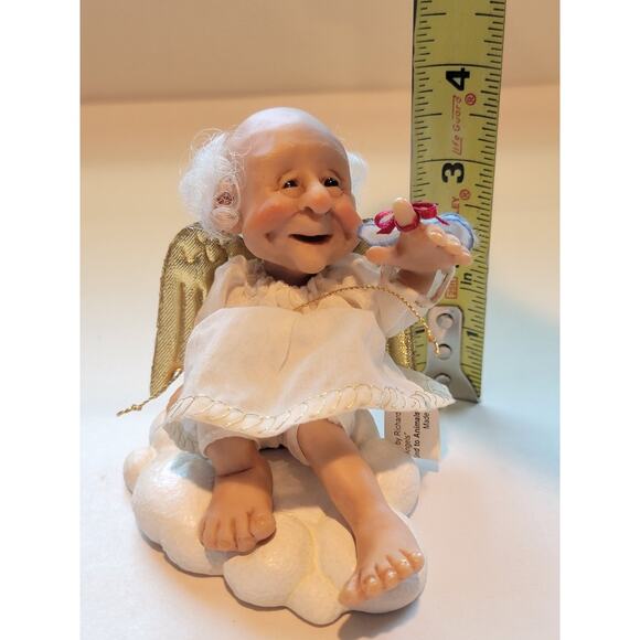 Goebel Richard Simons Reminder Angel Figurine Remember: Be Kind to Animals - Picture 8 of 14